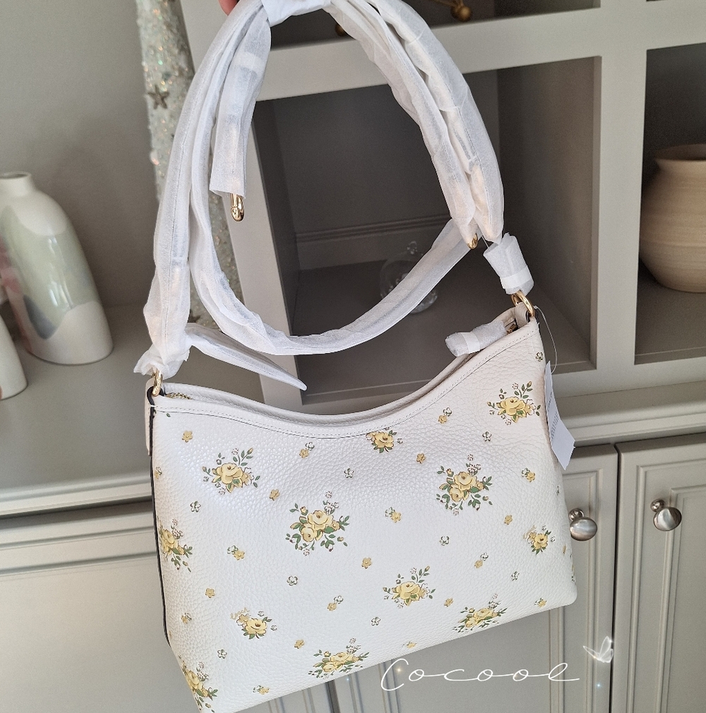 NWT Coach Laurel Shoulder Bag With Floral Print CAL43 New Packaged - Picture 5 of 13